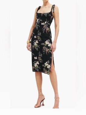 knee length dresses for ladies Topanga Printed Midi Dress